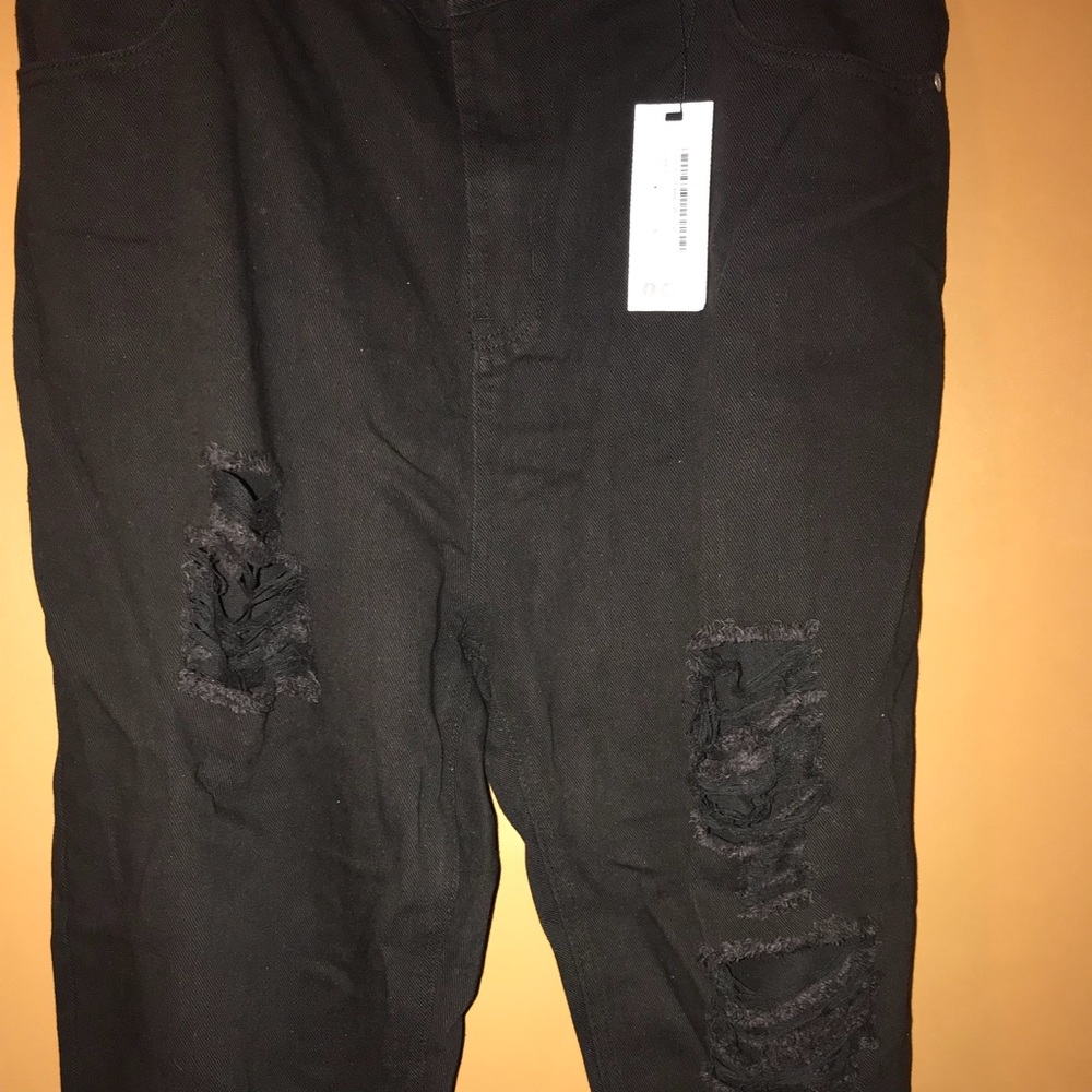 Distressed Mom Jeans